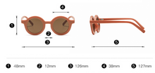 Load image into Gallery viewer, Retro-chic Matte Kids Sunglasses