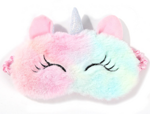 Fluffy Unicorn Eye Mask