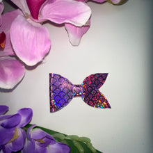 Load image into Gallery viewer, Glittery Mermaid Bow Tail Hair Pins
