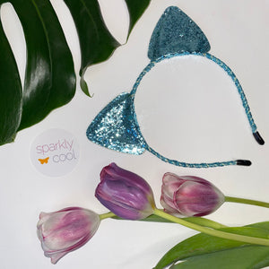 Sparkly Glitter Cat Ears Headband